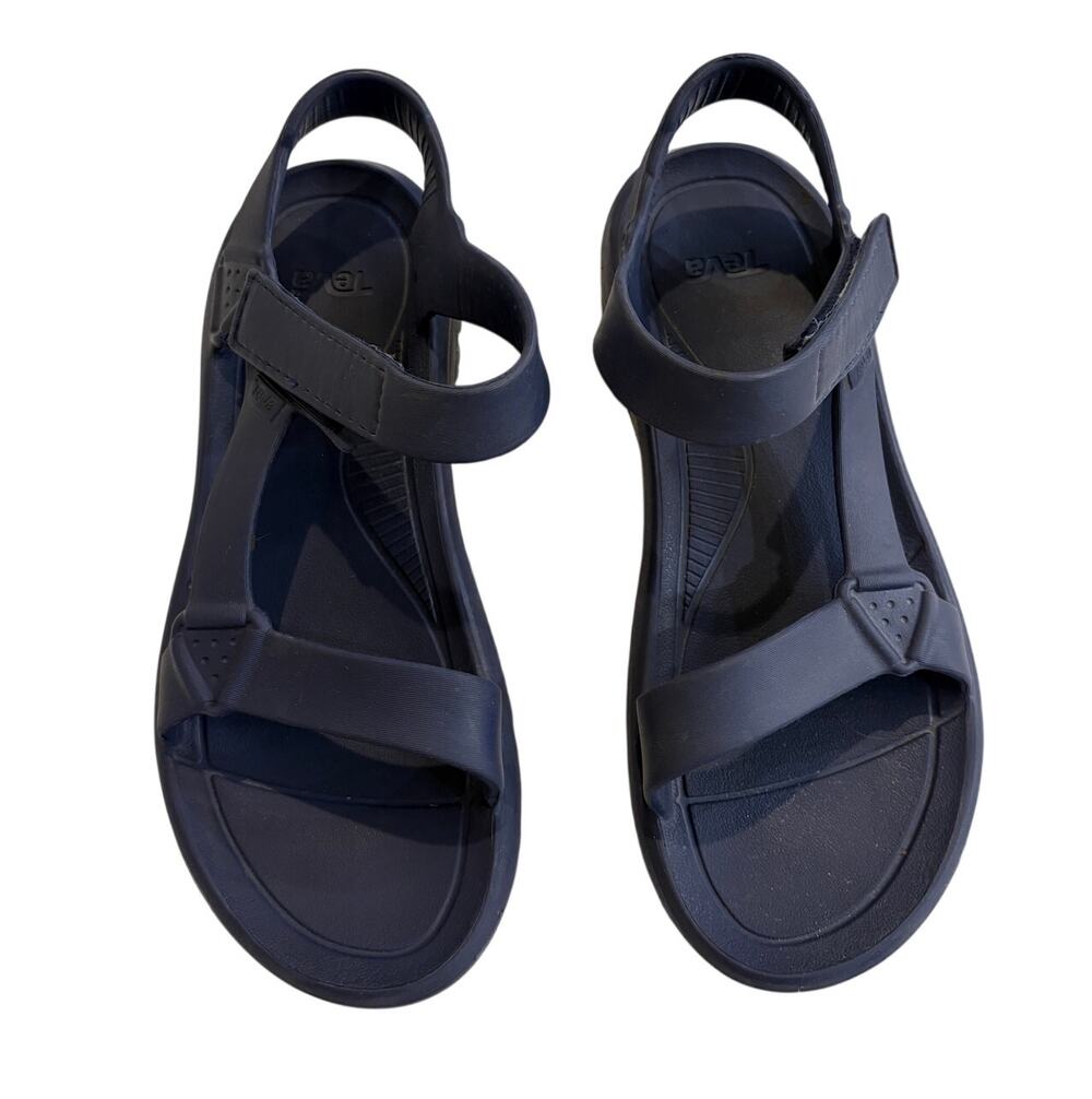 Teva Hurricane Drift Sport Sandals Men's 11 Comfort Shoes Navy Blue Beach Hiking
